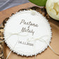 Porte alliance mariage brodé personnalisé