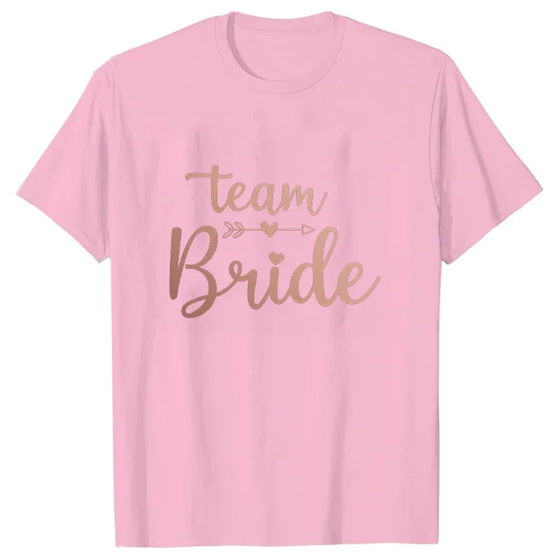 T-shirt EVJF cortège rose gold
