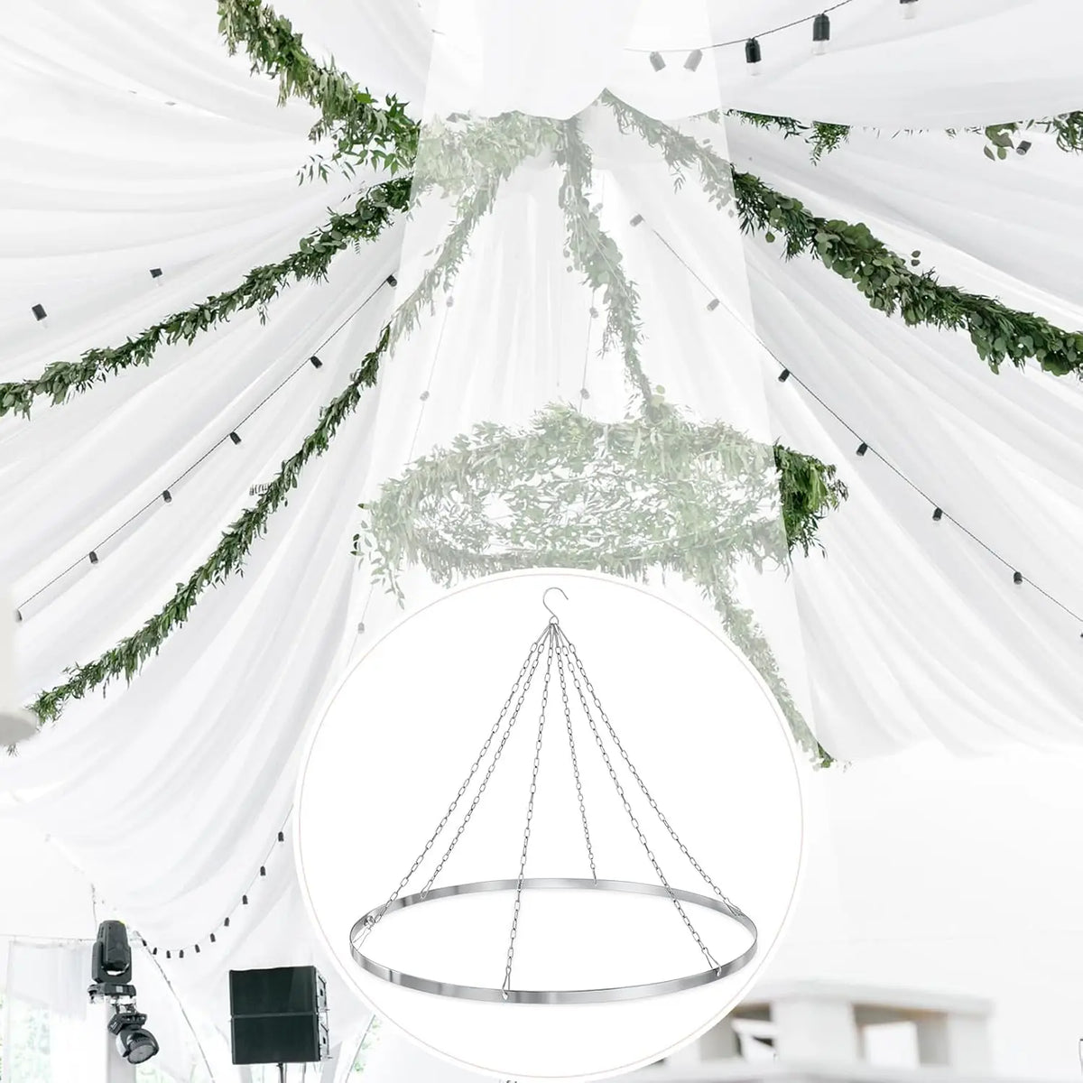 Kit tenture plafond mariage cerceau