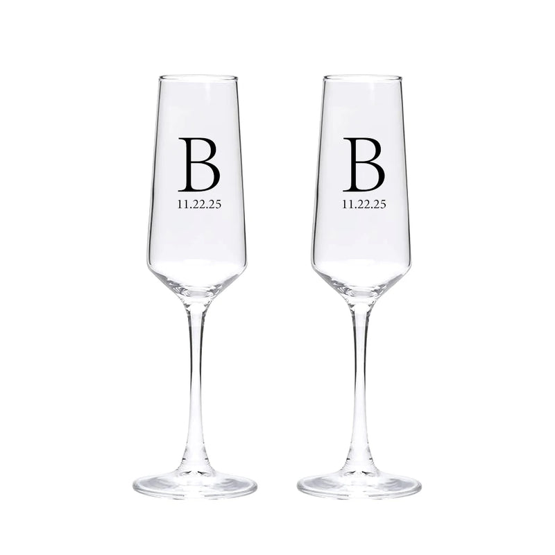 Flûte Champagne Mariage Gravée Personnalisée — vue 7