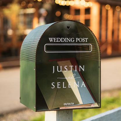 Urne mariage personnalisée boîte aux lettres