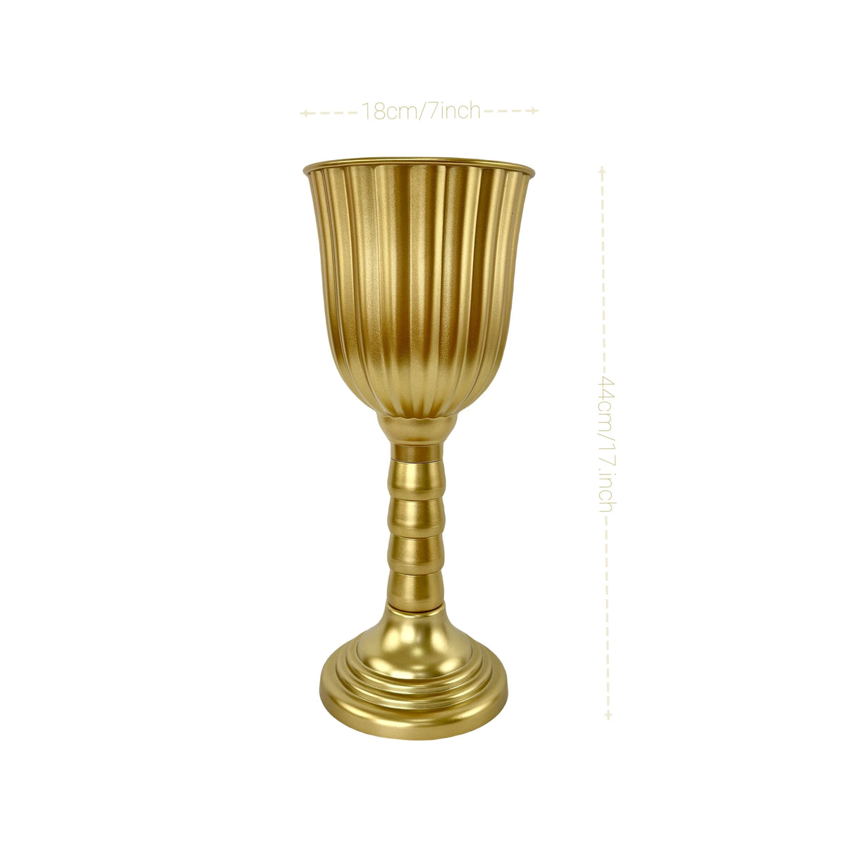 Vase cylindrique haut centre de table — vue 8