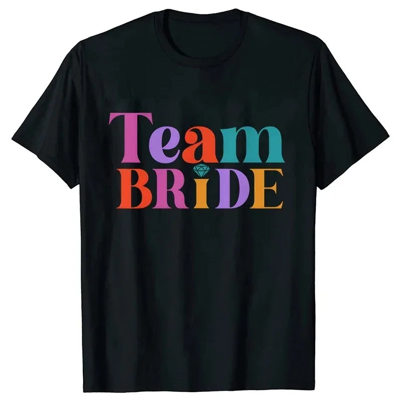 T-shirt EVJF Team Bride Doigt Bagué