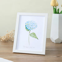 Cadre Photo Bois Mariage 6 Formats — Blanc