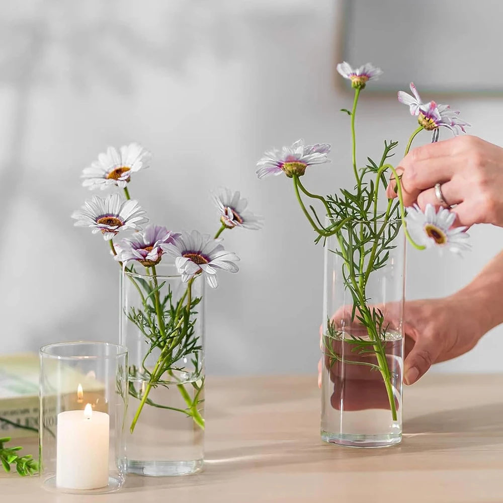 Vases Cylindres en Verre Mariage — vue 3