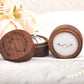 Coffret alliance bois gravé mariage
