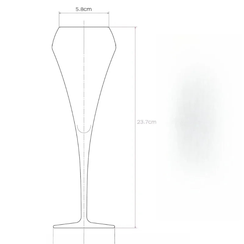 Flûte Champagne Mariage Élancée 210 ml — vue 6
