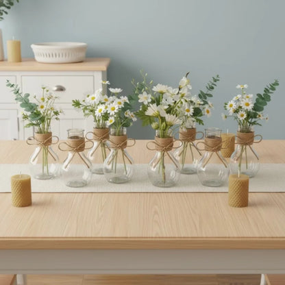 Vase Tube Transparent Mariage