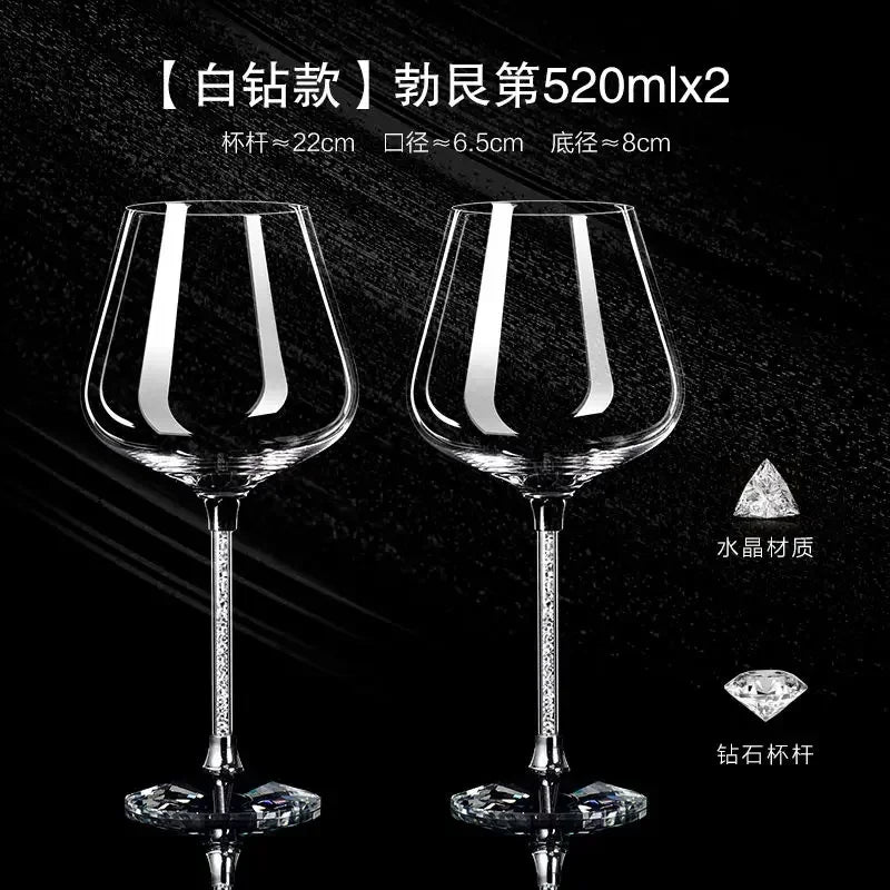 Verres à Vin en Cristal Mariage
