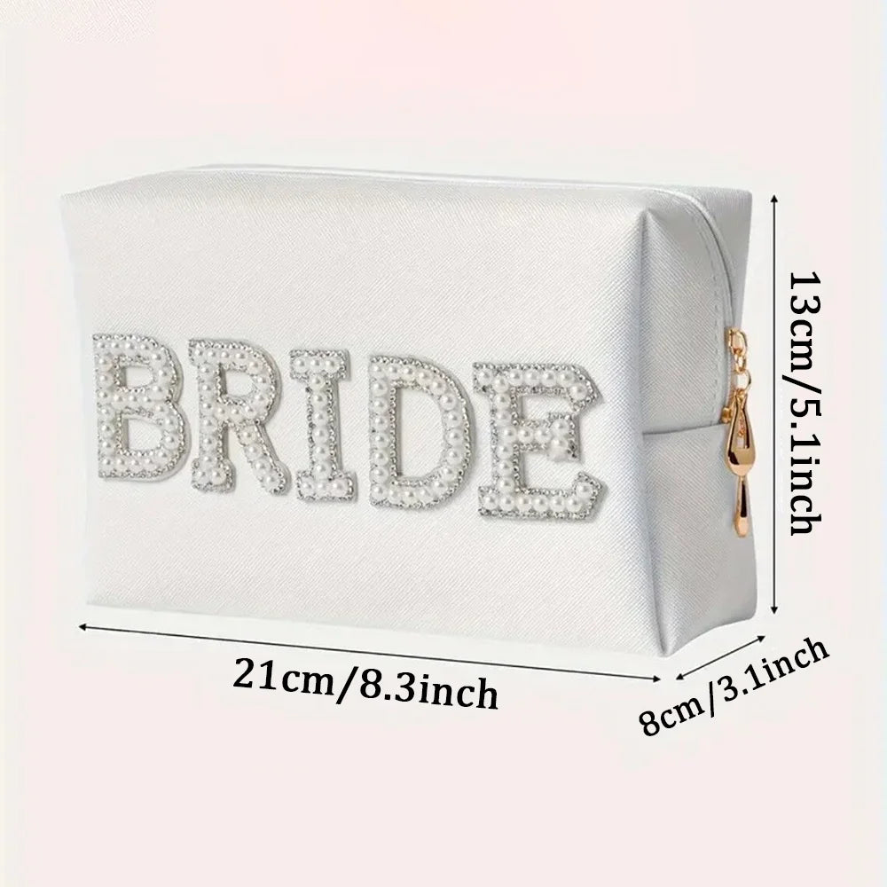 Trousse de Toilette Mariage Perlée