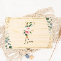 Boîte souvenir mariage initiale personnalisée — vue 13