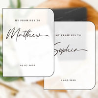 Carnet de vœux mariage personnalisé duo — vue 14