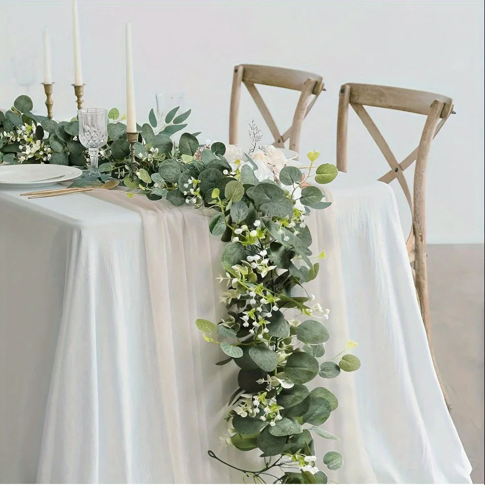 Guirlande Eucalyptus Fleurs Artificielles Mariage 180 cm
