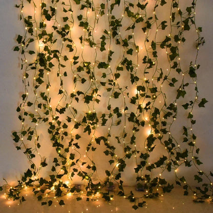 Guirlande de Lierre Artificiel Lumineuse LED Mariage