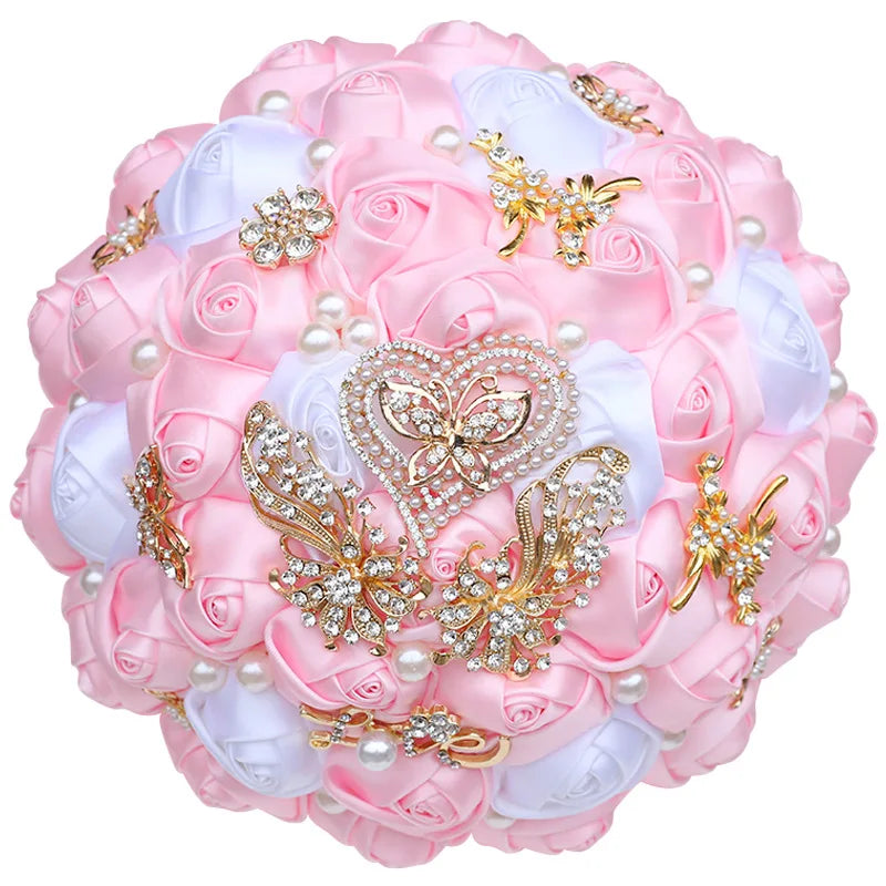 Bouquet de Mariée Broche Perles