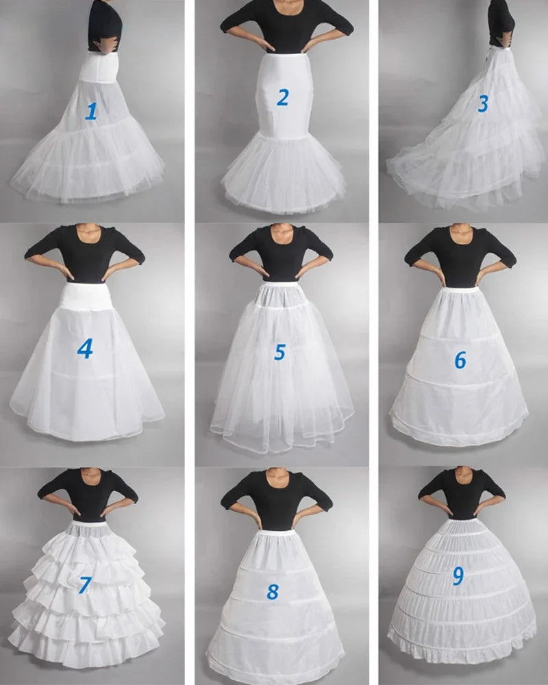 Jupon Robe de Mariée 9 Silhouettes