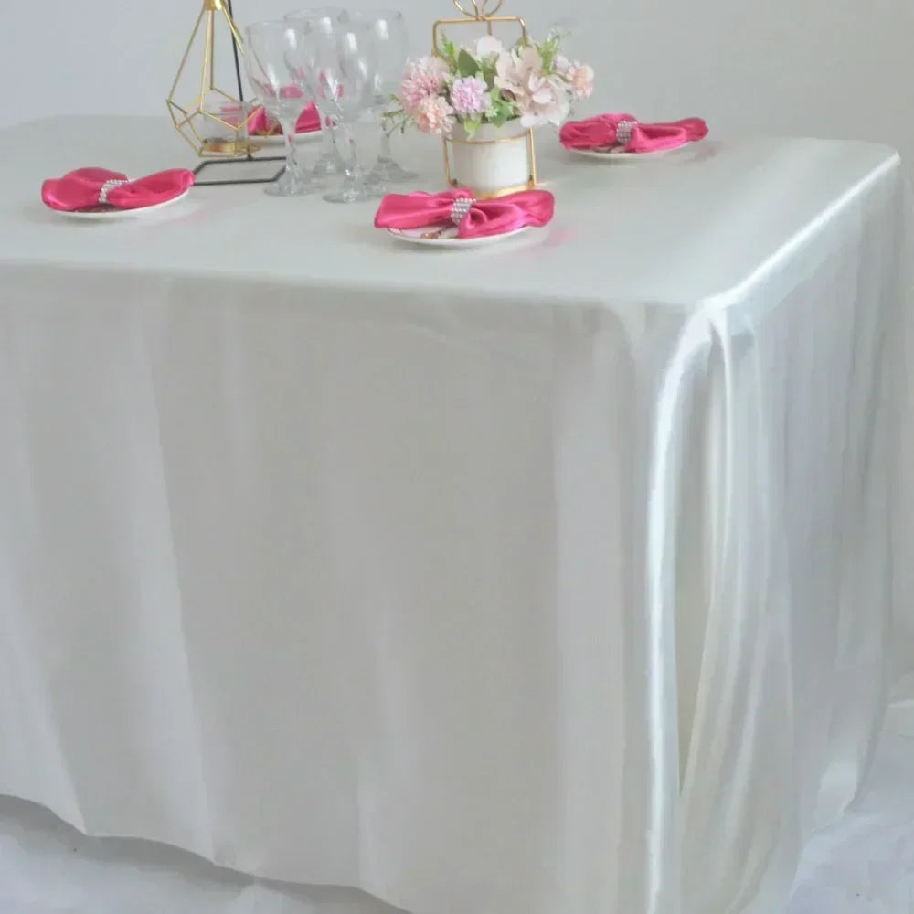 Nappe Satin Mariage Réutilisable