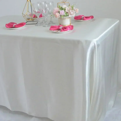 Nappe Satin Mariage Réutilisable