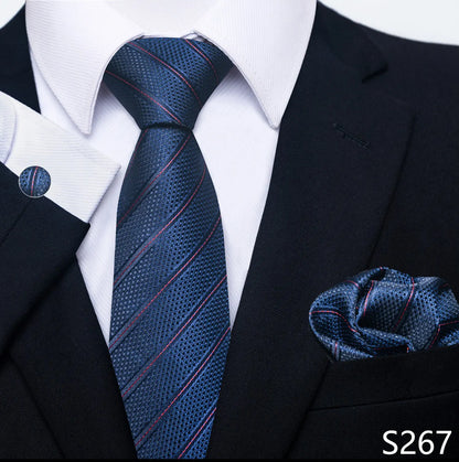 Coffret cravate mariage homme et pochette