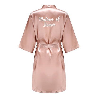 Kimono Satin Cortège de la Mariée — vue 11