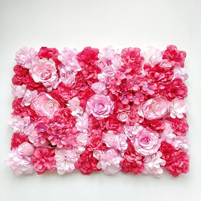 Mur de Roses Artificielles Mariage — vue 17