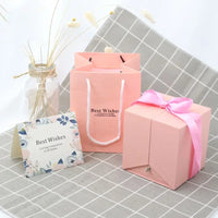 Coffret bague rose éternelle avec sac — vue 9