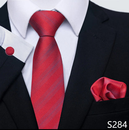 Coffret cravate mariage homme et pochette
