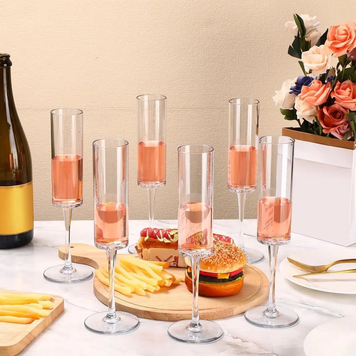 Flûtes à Champagne Mariage Incassables