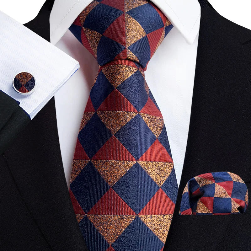 Cravate Mariage Homme et Pochette Assortie