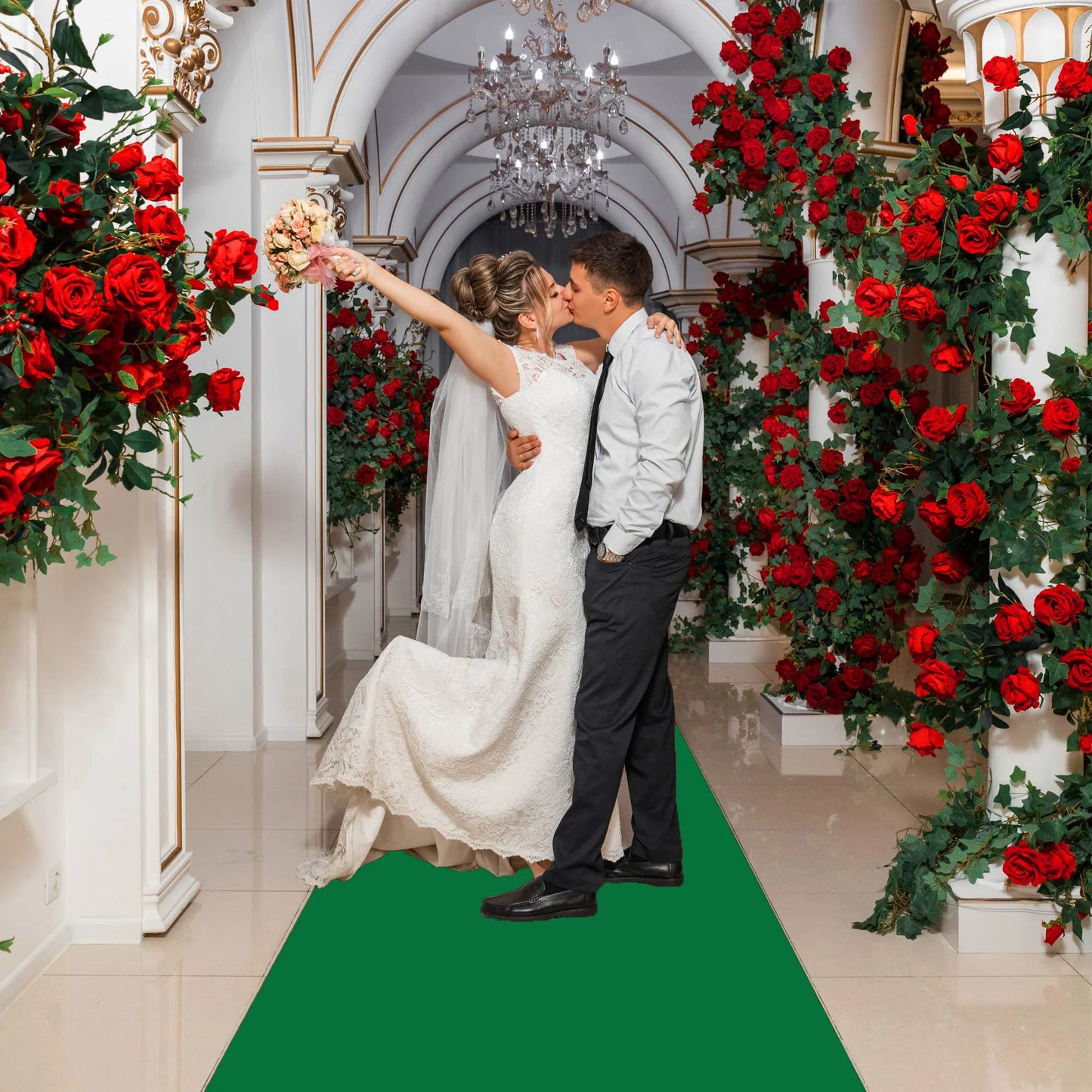 Tapis de Cérémonie Mariage 7 Coloris 3 à 12 m
