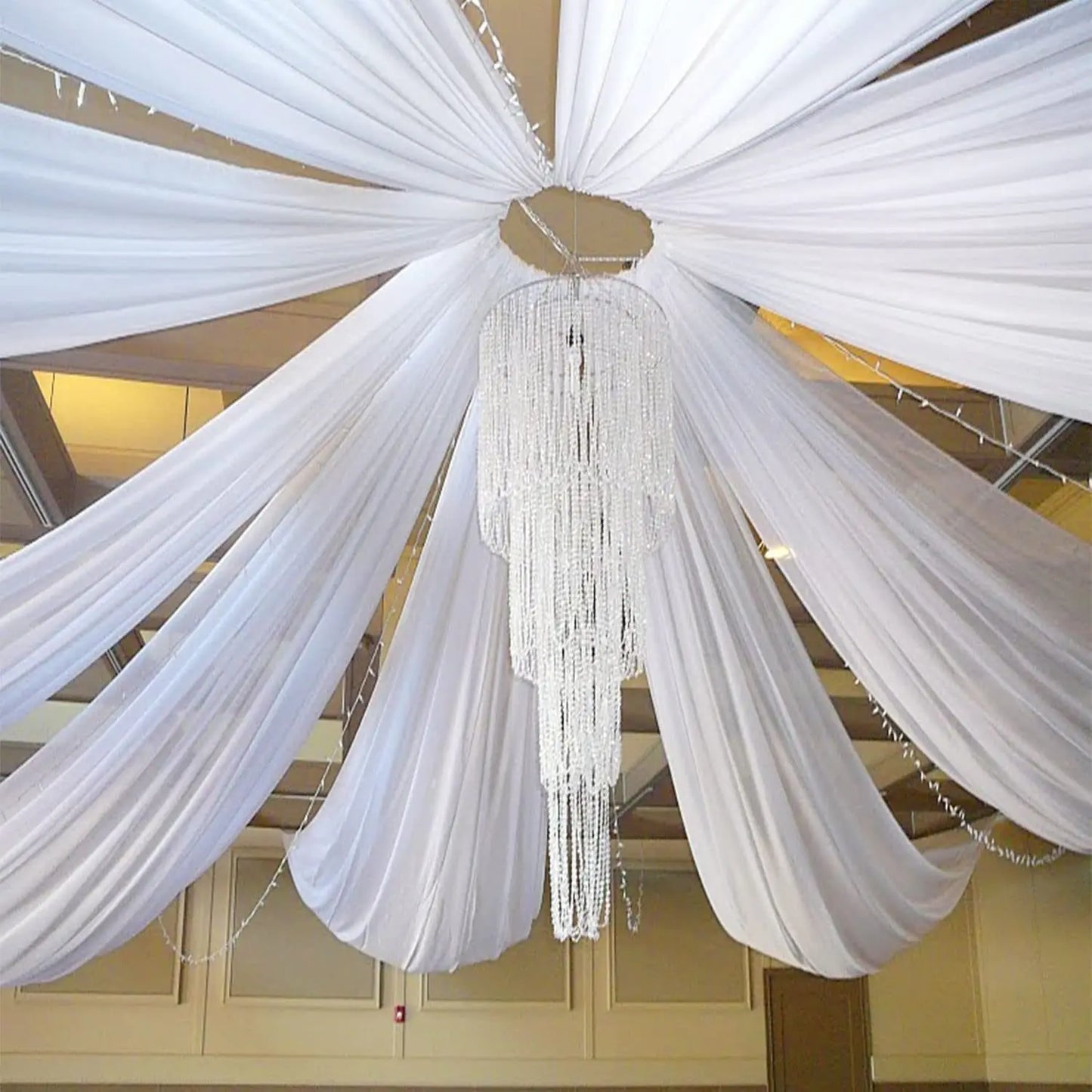 Voilage Arche Mariage Mousseline 12 Coloris