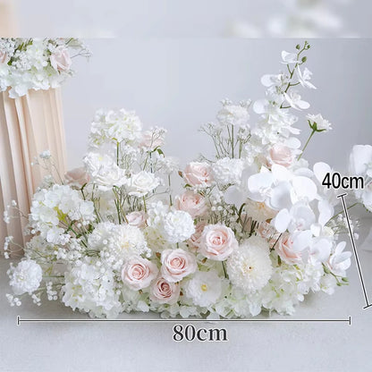 Composition Fleurs Artificielles Mariage Blanche — vue 5