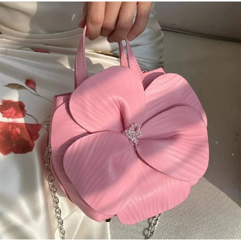 Sac à Main Fleuri Mariée