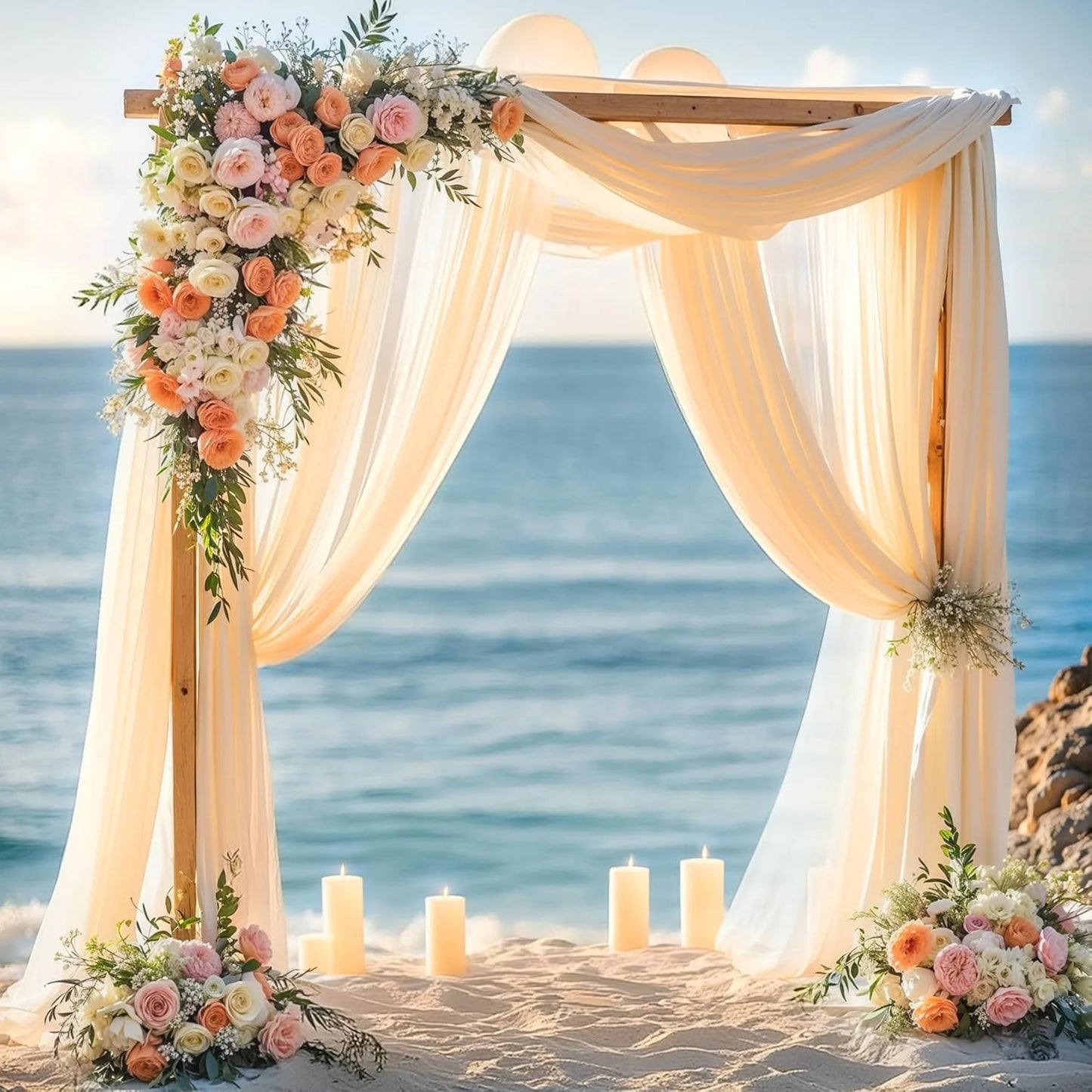 Tissu Arche Mariage Voile Cérémonie