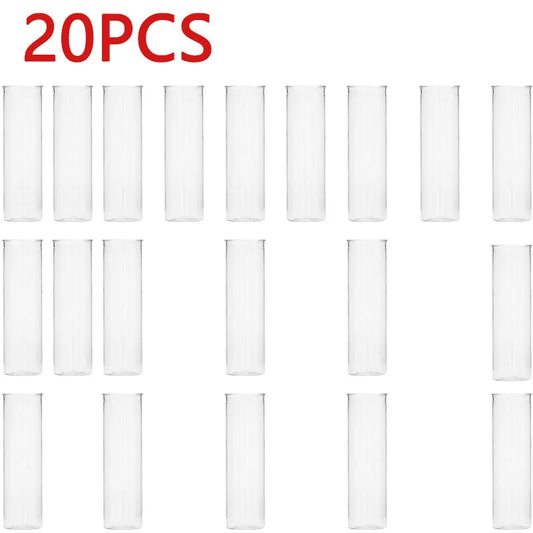 Vases Cylindre Plastique Lot de 20