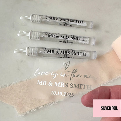 Étiquettes Bulles de Savon Mariage Personnalisées — vue 4