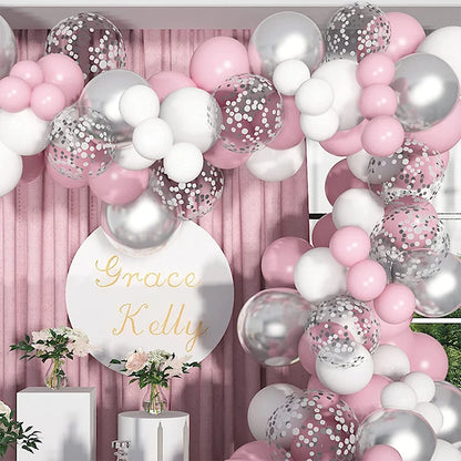 Kit Arche Ballon Mariage Argent