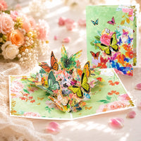 Carte Pop-Up 3D Fleurs et Mariage — vue 24