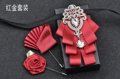 Nœud papillon mariage rubans style anglais — vue 13