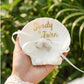Porte alliance coquillage personnalisé mariage