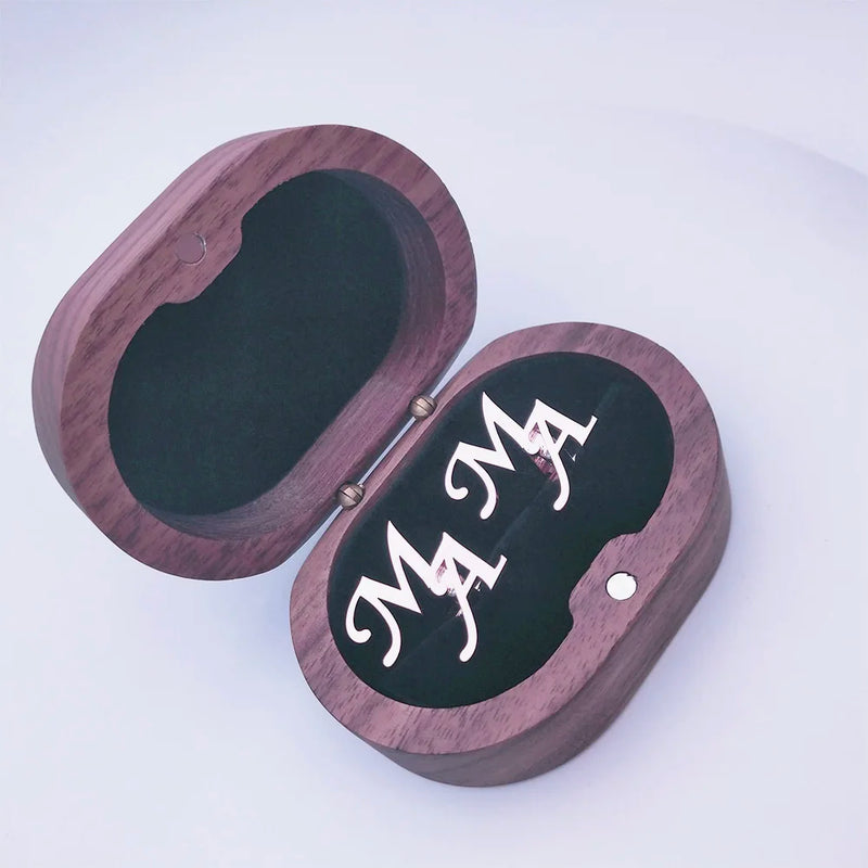 Boutons de Manchette Mariage Gravés Initiales