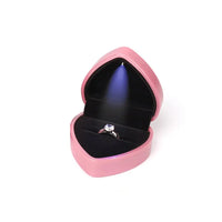 Écrin bague cœur lumineux LED — vue 12