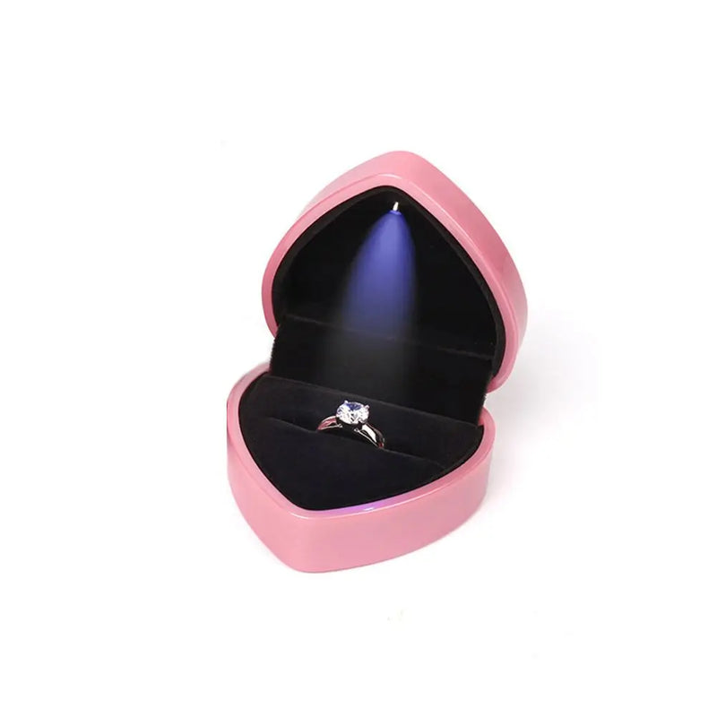 Écrin bague cœur lumineux LED — vue 12
