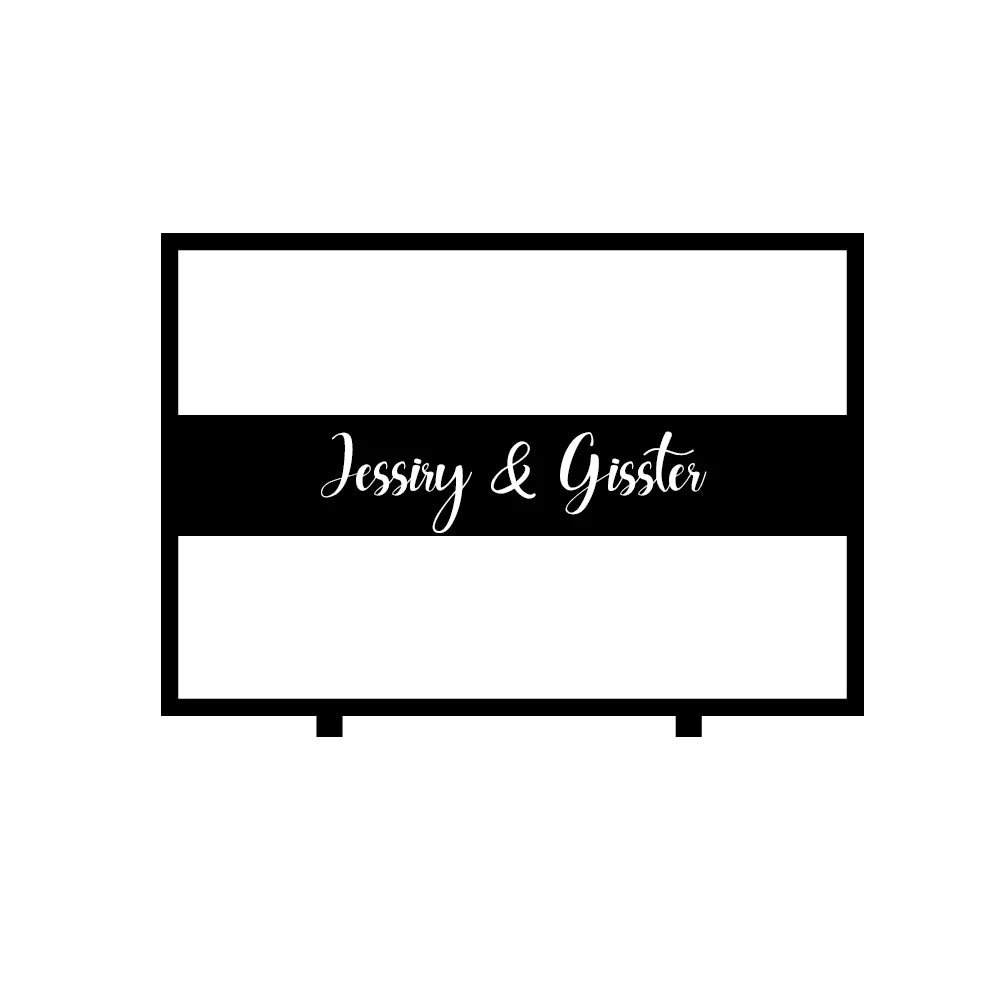 Urne Mariage Bois Monogramme Gravé Personnalisé