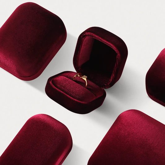 Boite Alliance Velours Mariage
