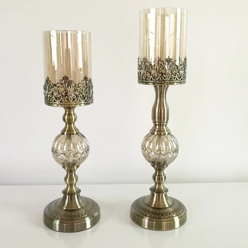 Bougeoir Cristal Centre de Table Mariage — vue 2