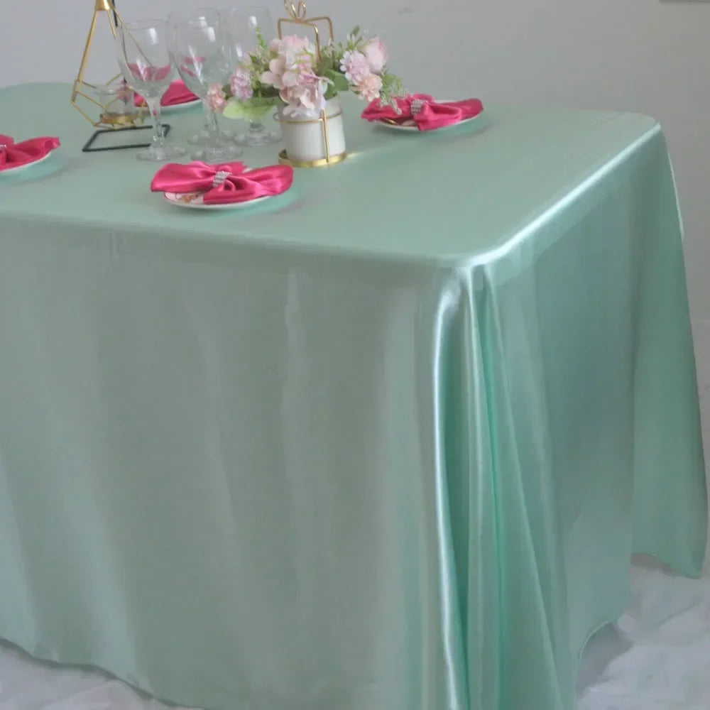 Nappe Satin Mariage Réutilisable