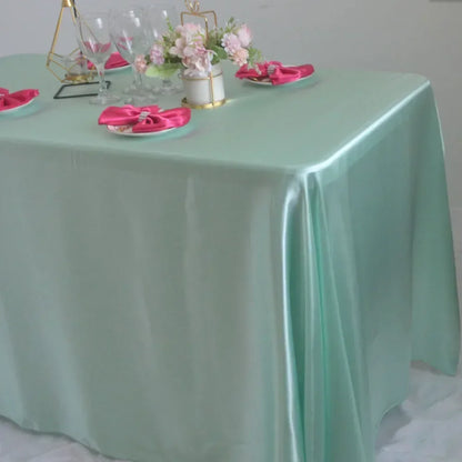 Nappe Satin Mariage Réutilisable