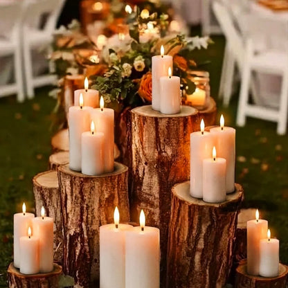 Bougies LED Piliers Mariage