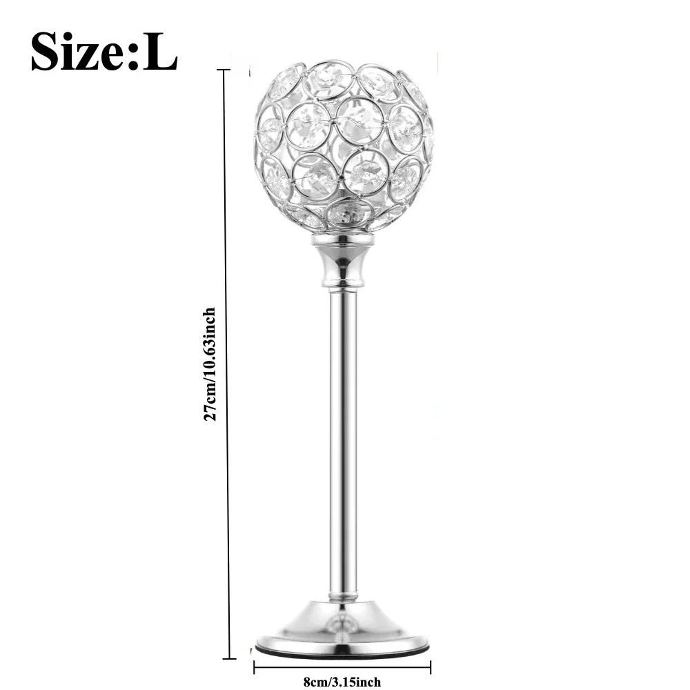 Bougeoir Cristal Trois Coupelles Mariage